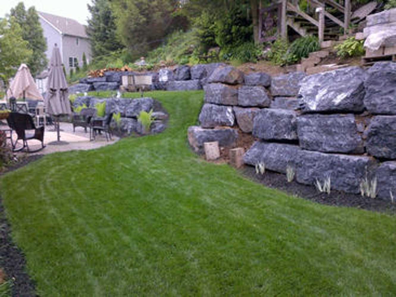 Projects by R. Cleveland Retaining Wall Services