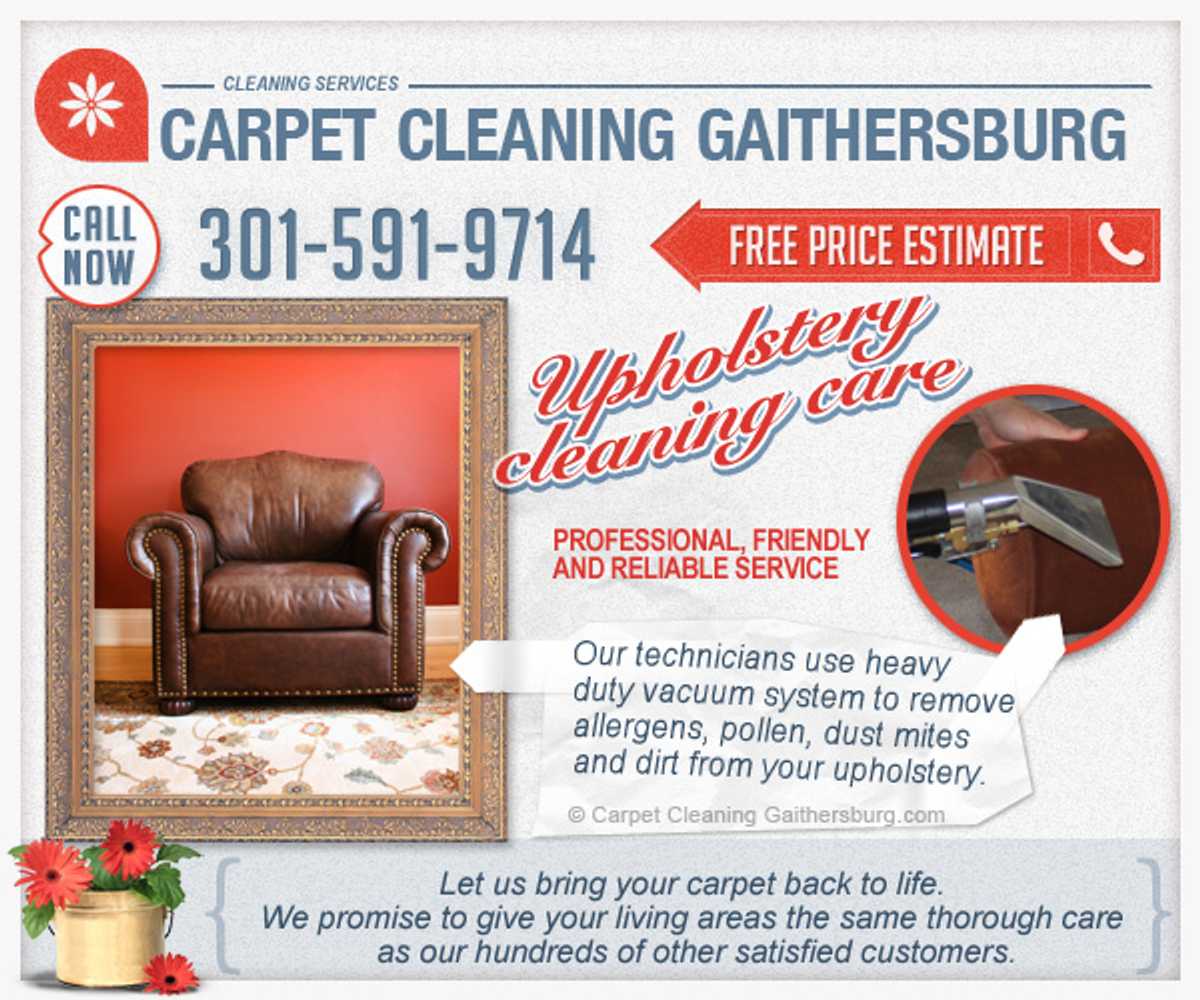 Carpet Cleaning Gaithersburg Project