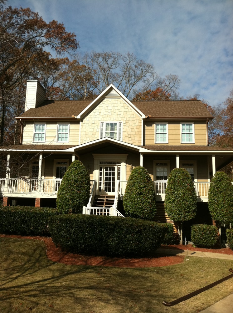 Marietta, GA. House Exterior update_Before and After