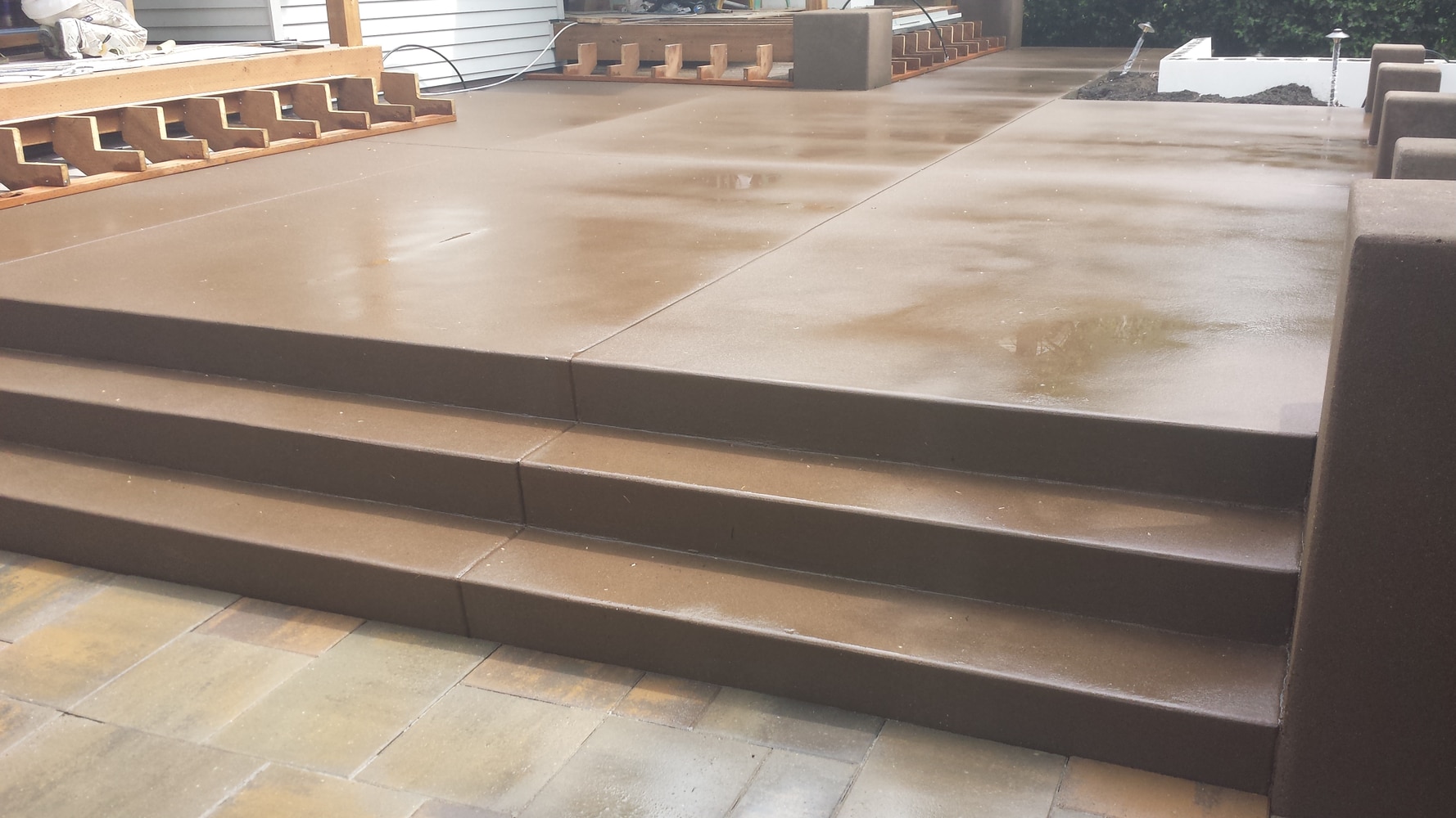 ACID WASH; CONCRETE PATIO