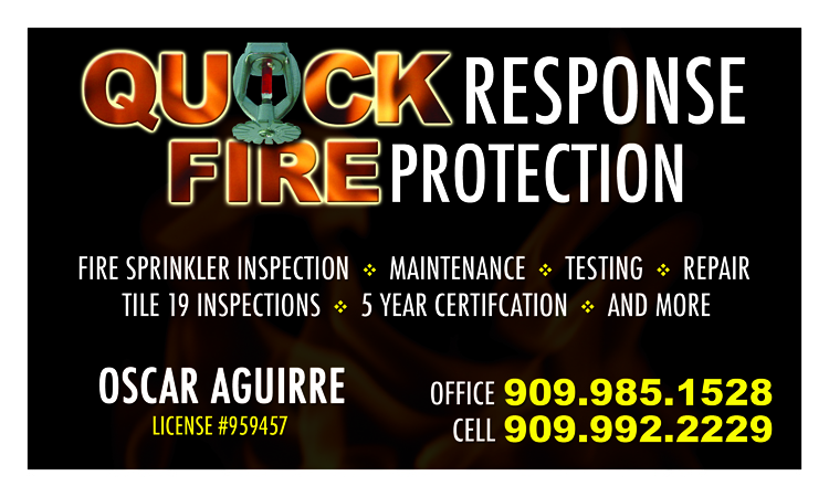 Quick Response Fire Protection