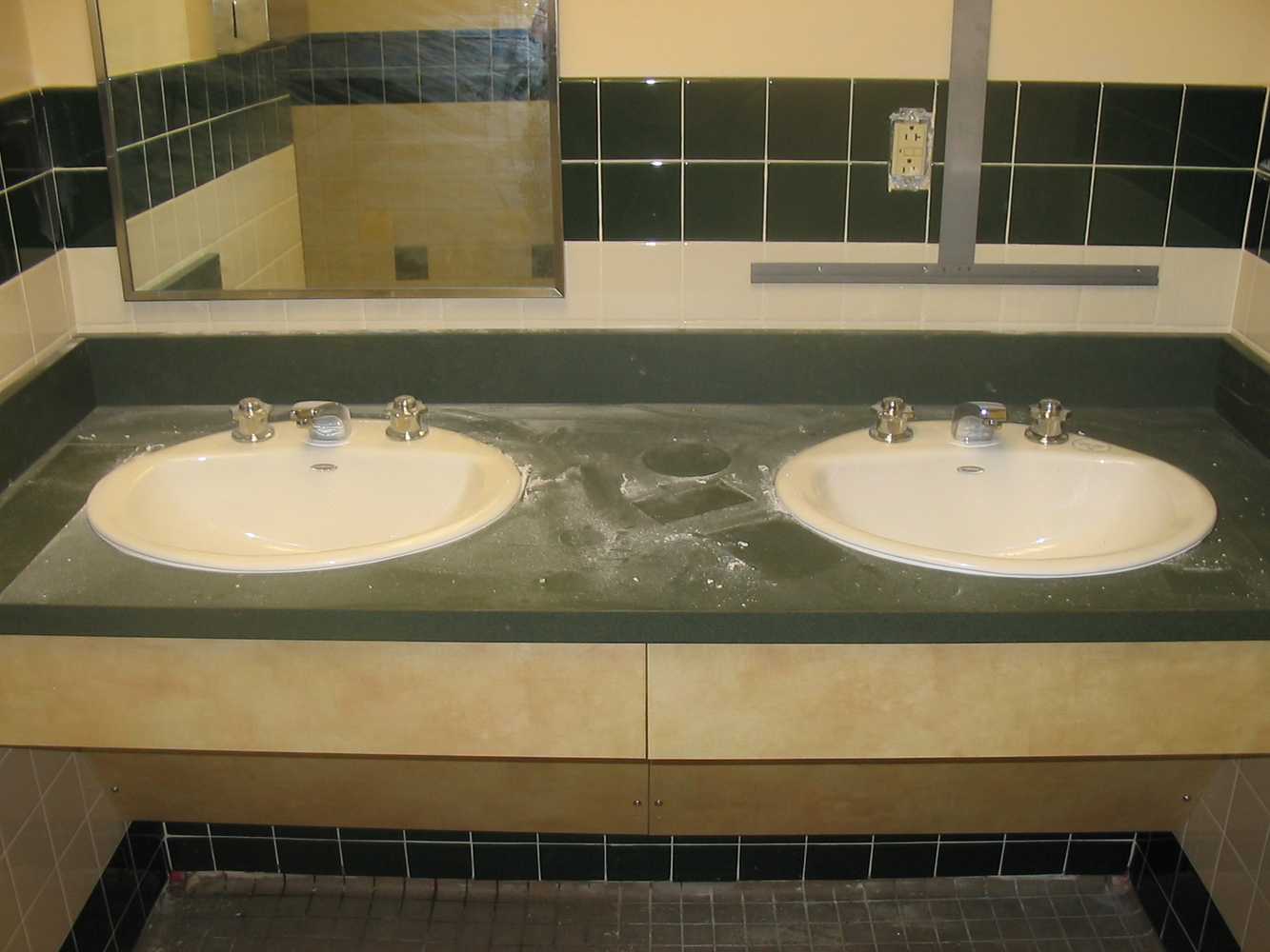 commercial bathroom project