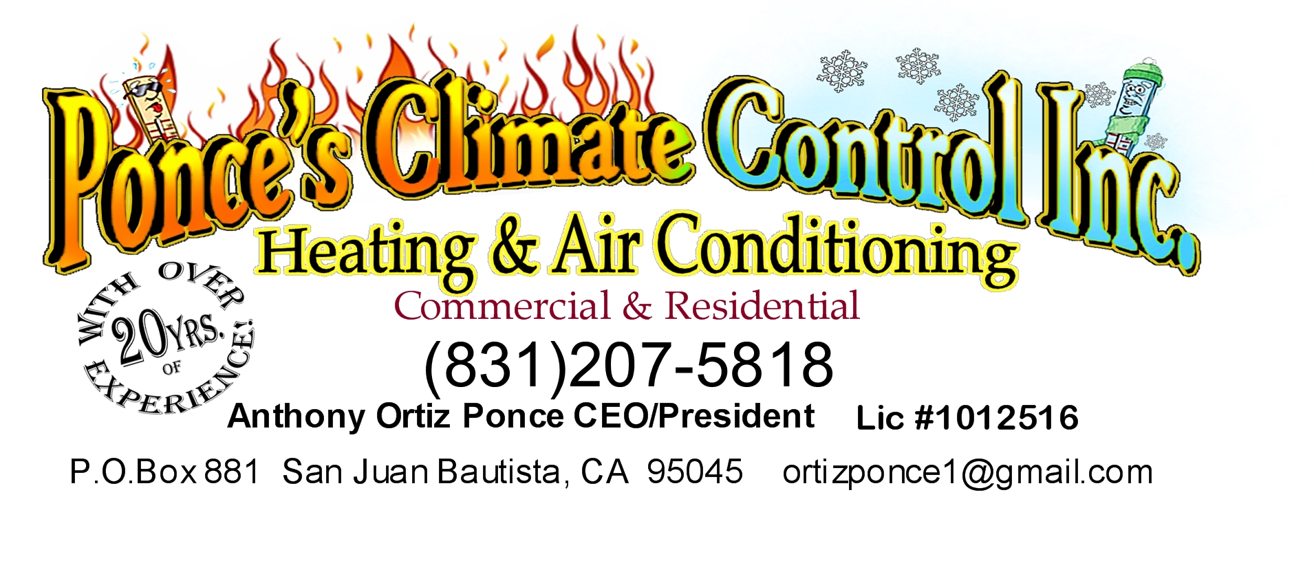Ponce's Climate Control Inc