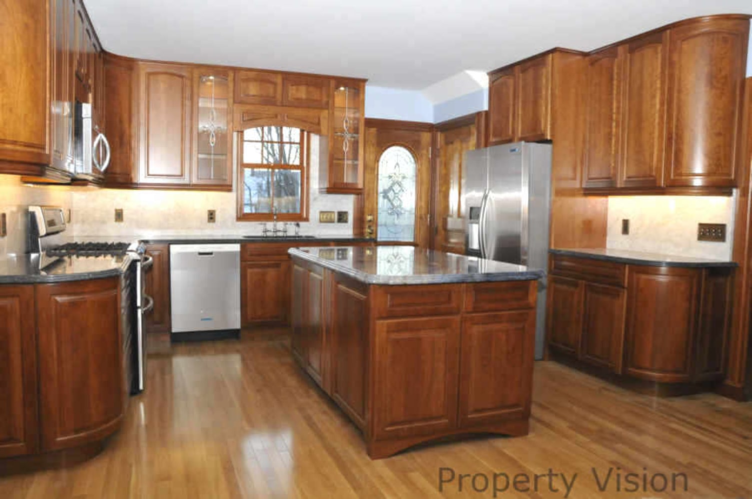 Custom cherry kitchen