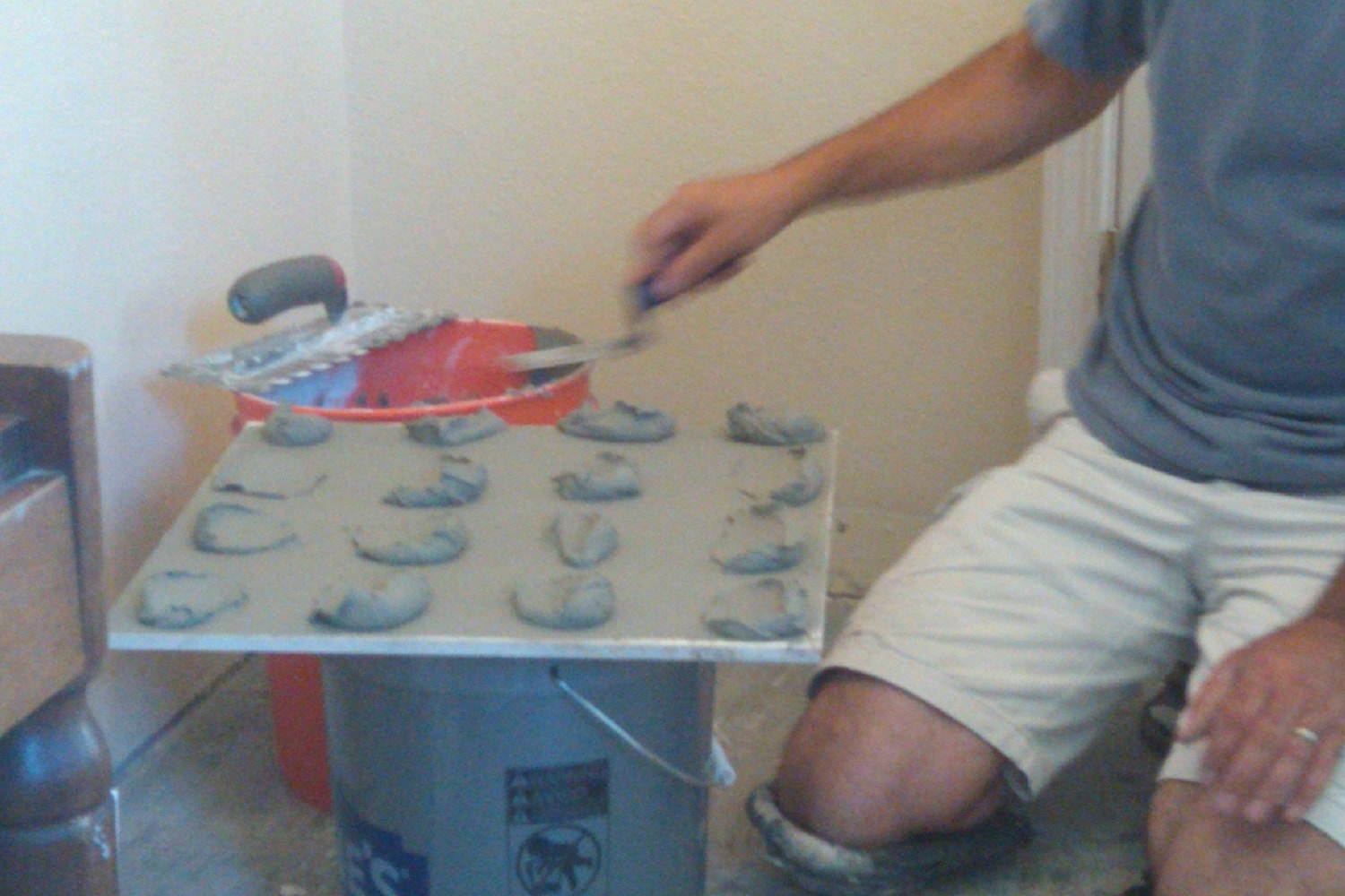 Travertine Tile Entryway