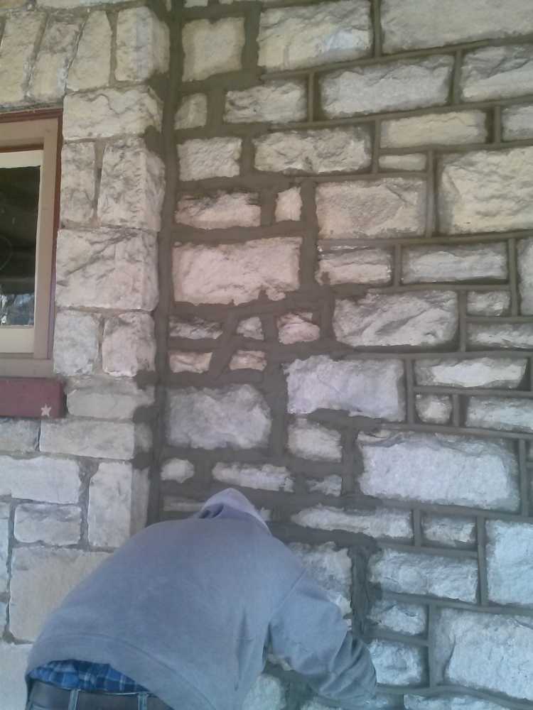 Stone Pointing - Ribbon Pointing
