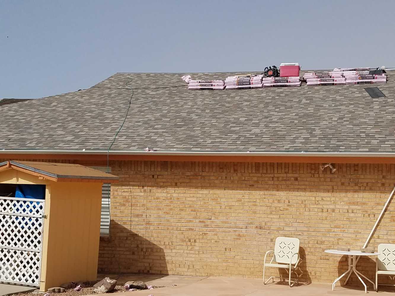 New Roof in Owens Corning Sand Dune Shingle