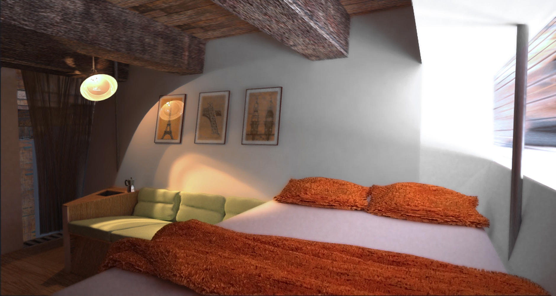 Hanging Loft Bedroom