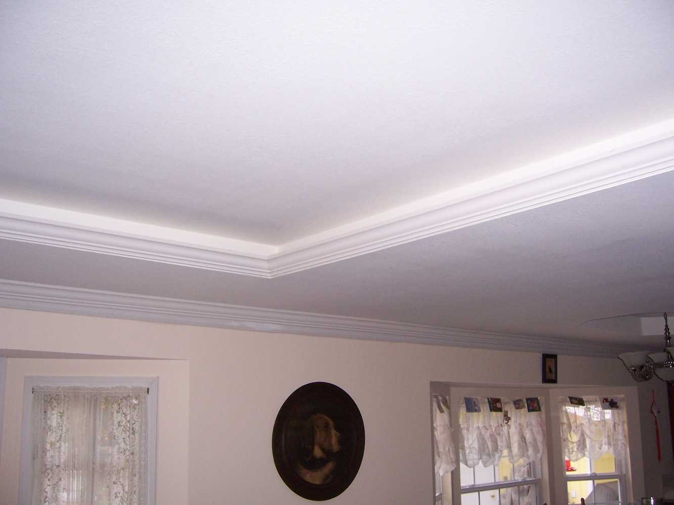 Trayed ceiling
