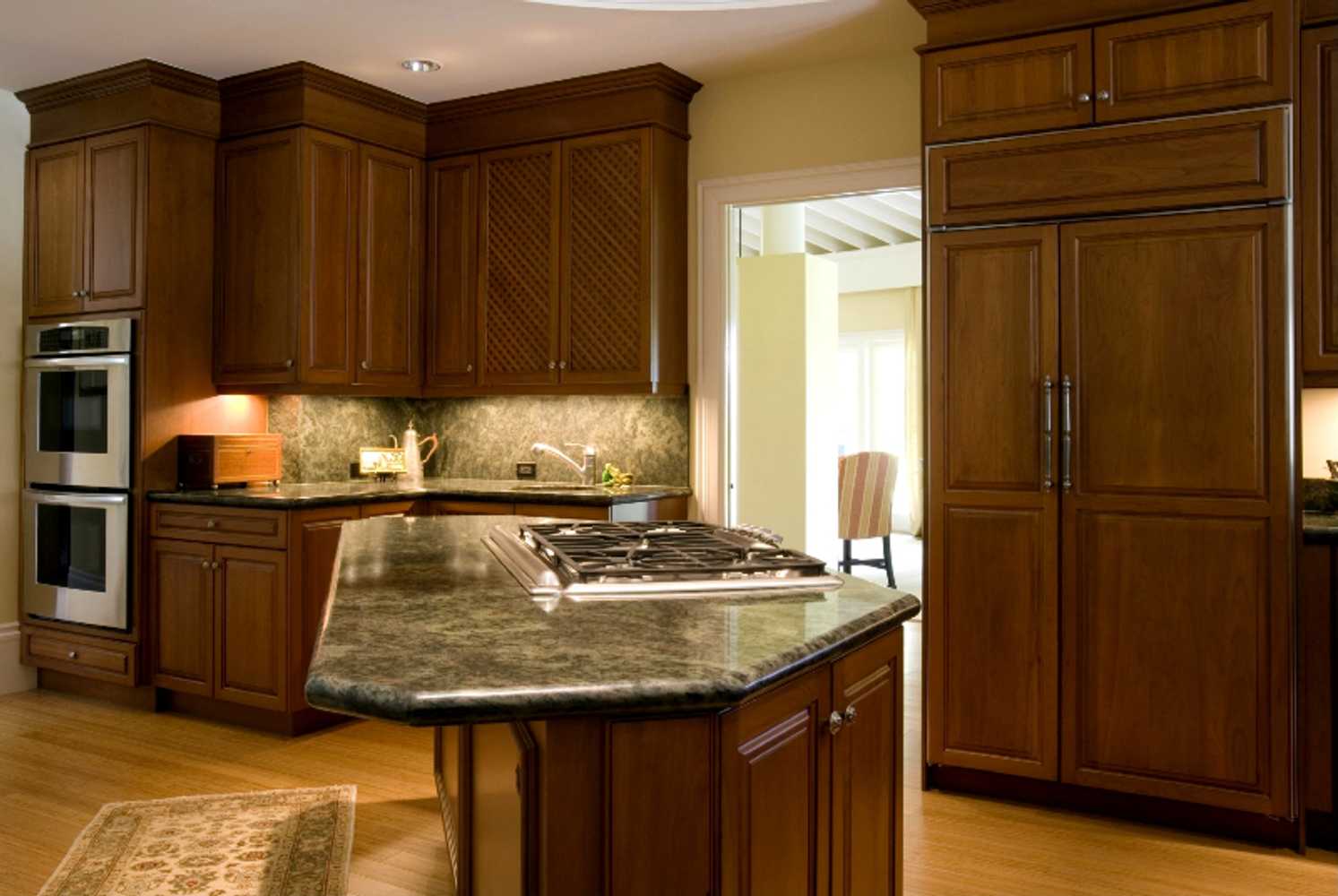 These kitchens look great after getting cabinet refacing by Cabinet Cures of Oklahoma!