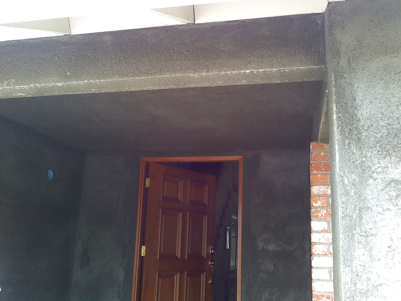 acrylic with sand finish