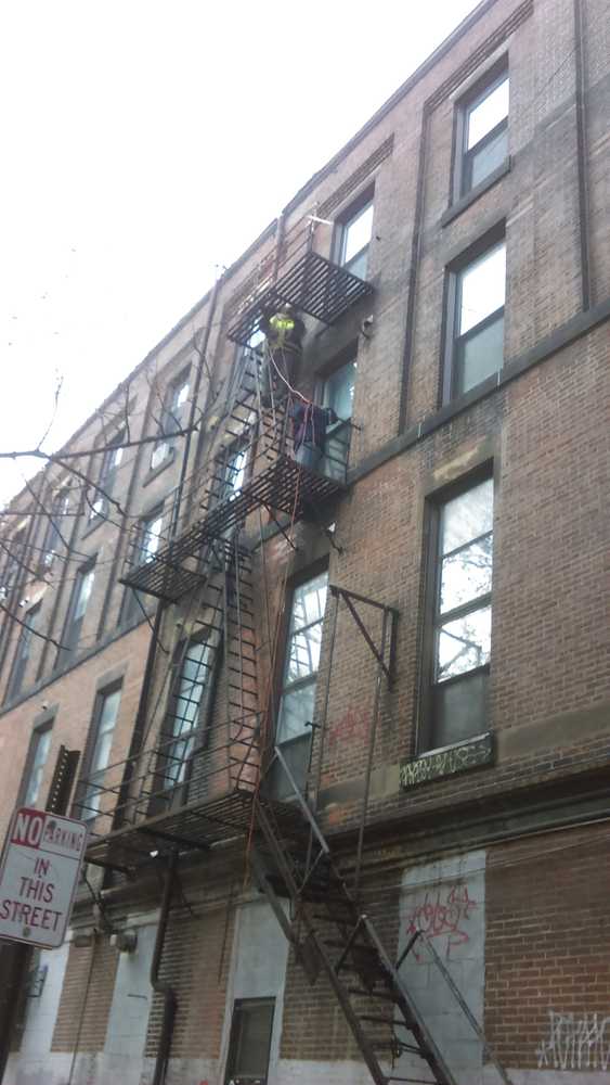 Arch street fire escape demo