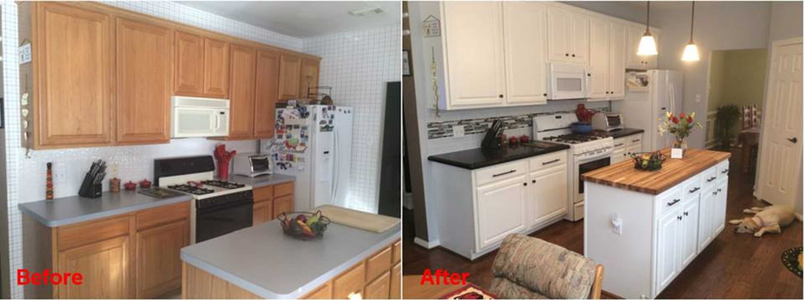 remodel job from Painting Services By Steve