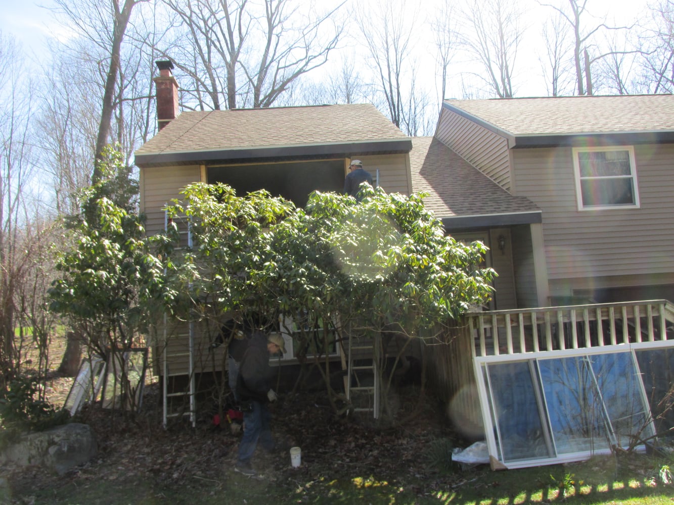 Window, Door, Fascia, Gutters, and a New Roof
