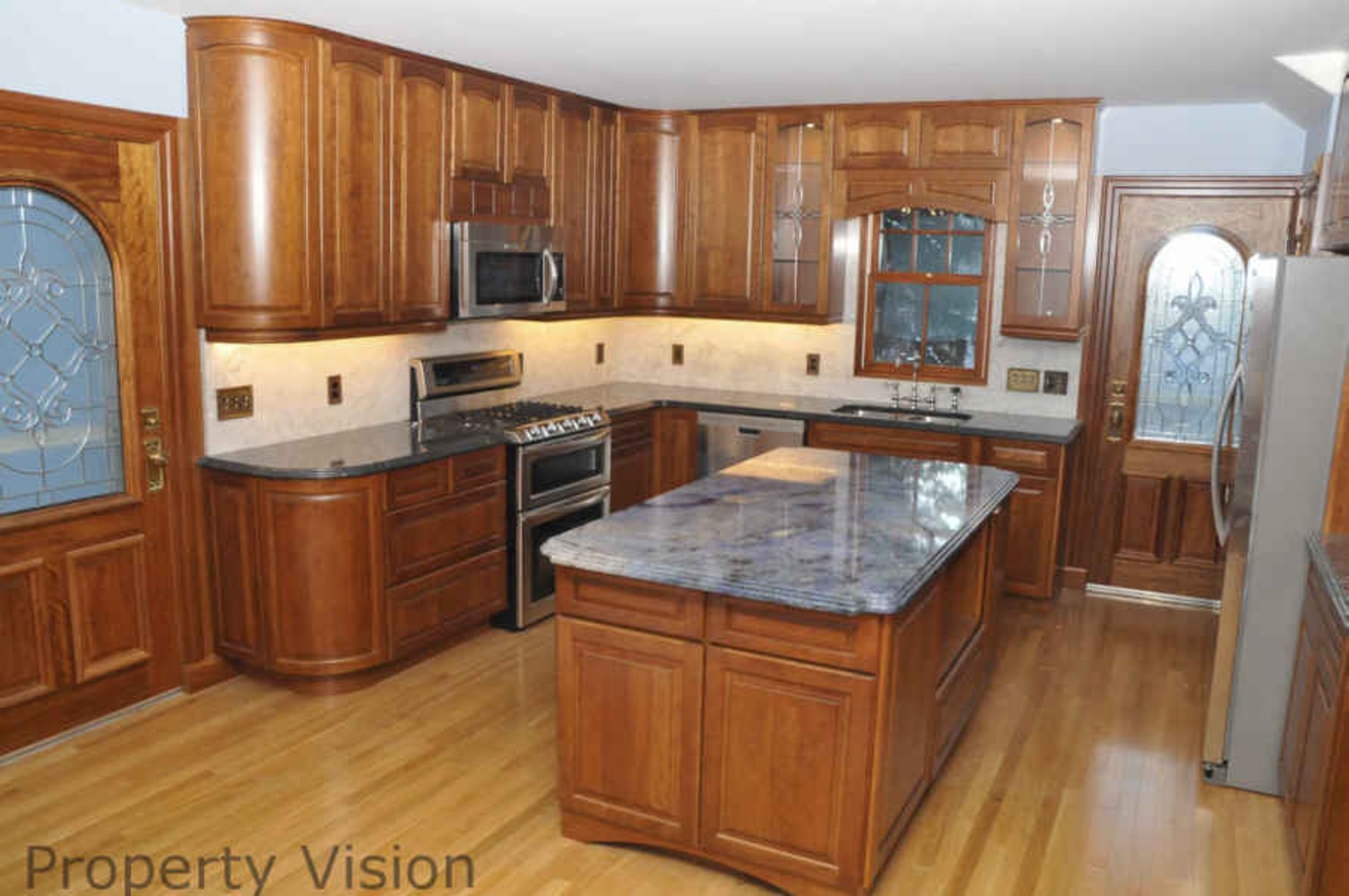 Custom cherry kitchen