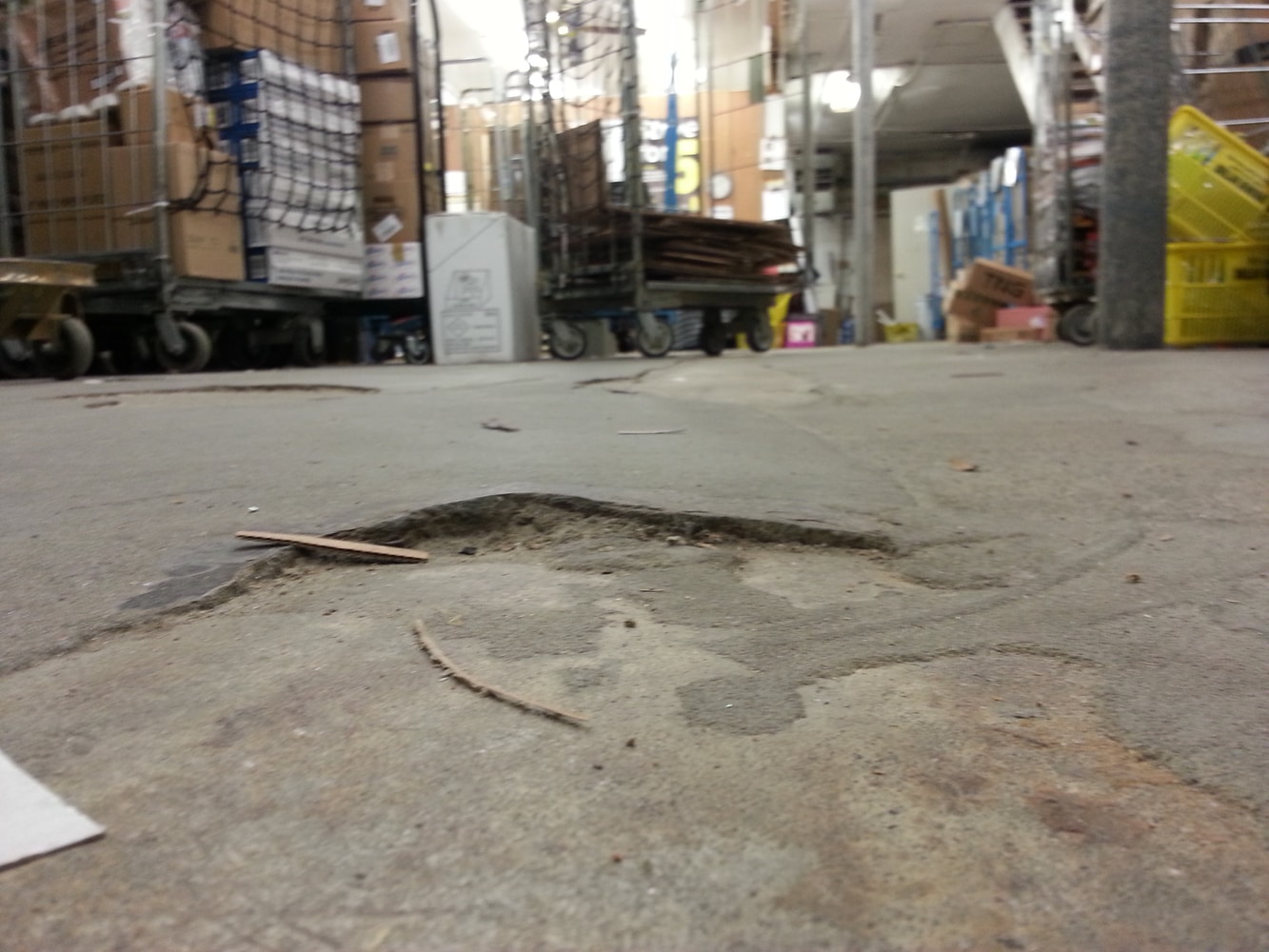 Remove Coating Trip Hazard