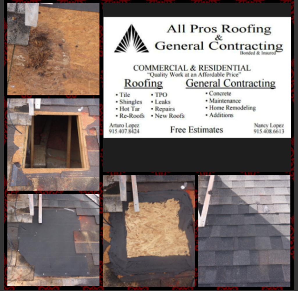 Photo(s) from All Pros Roofing & General Contracting