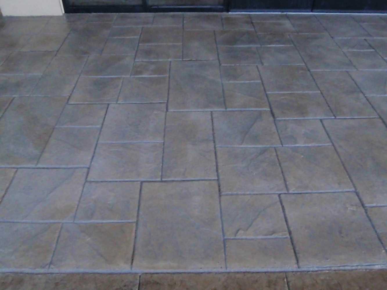 Stamped concrete