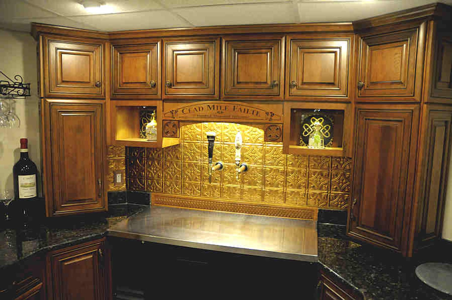 Custom home bar