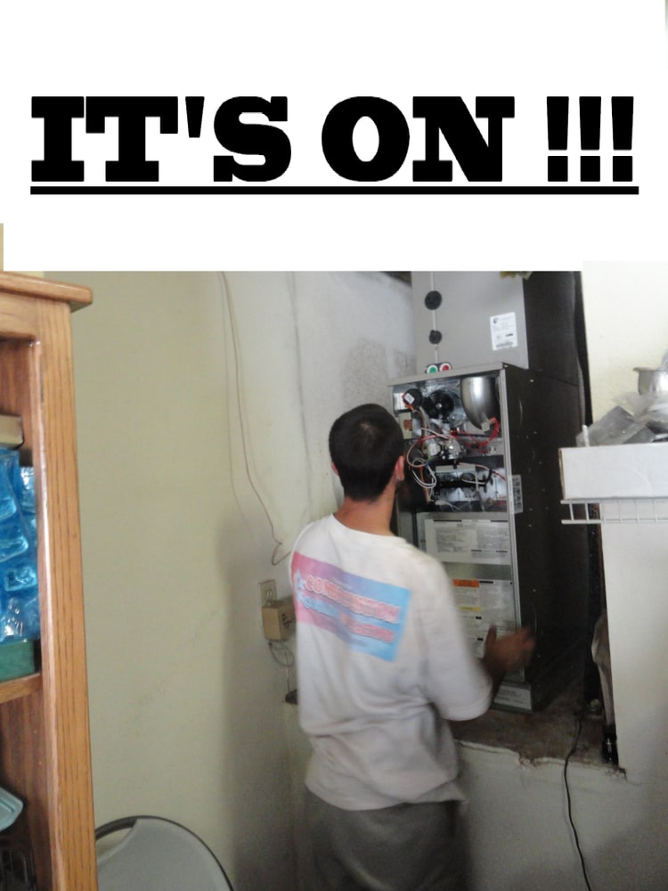 Chris Installs Sally's New Furnace 