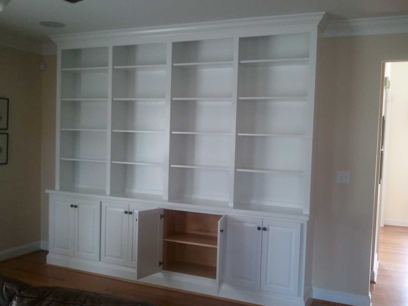 CUSTOM BOOKCASES