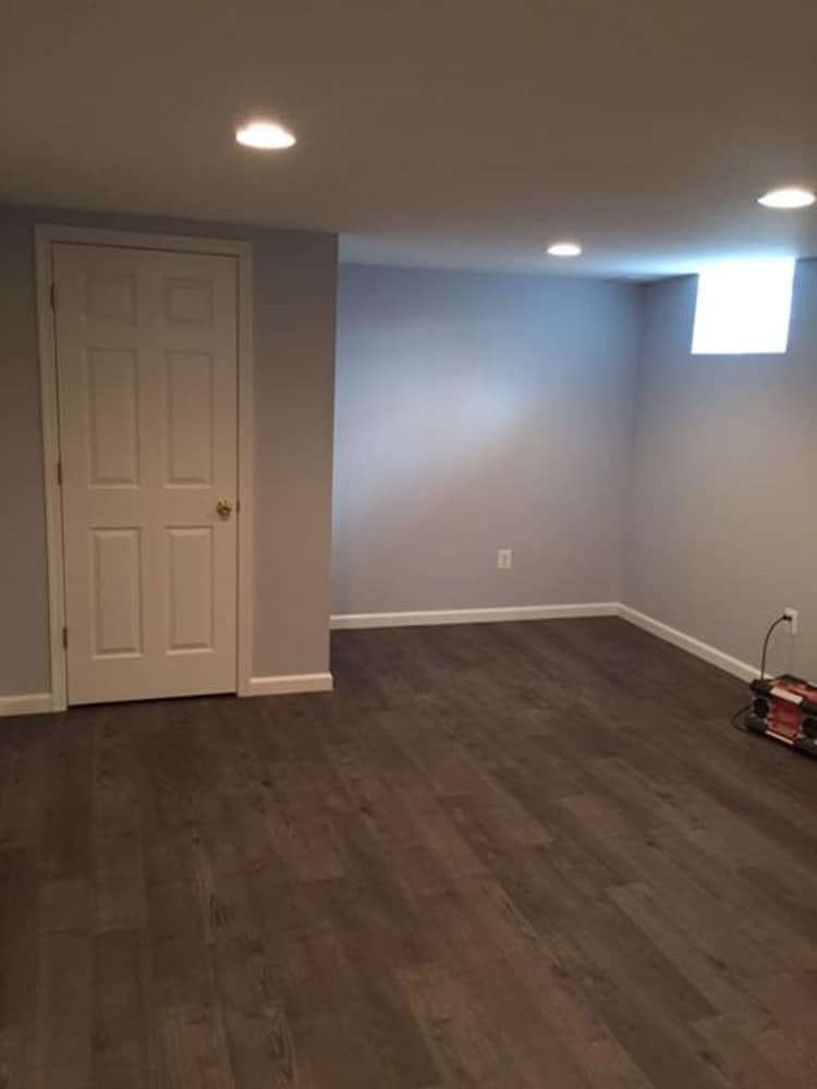Basement remodel with Floor Plymouth