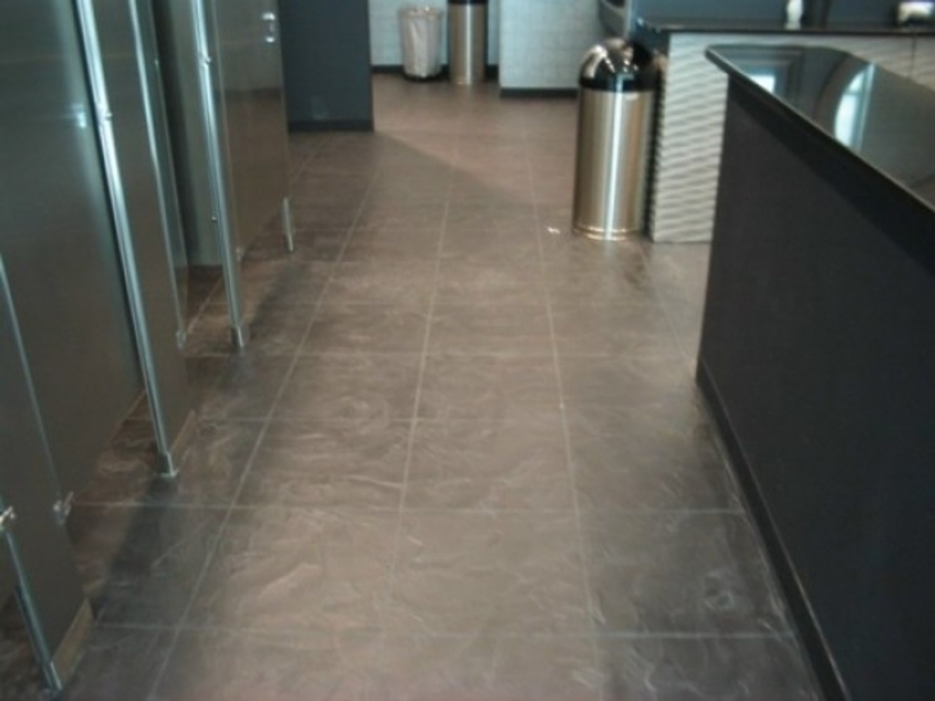 Icoat concrete interior flooring overlay system.