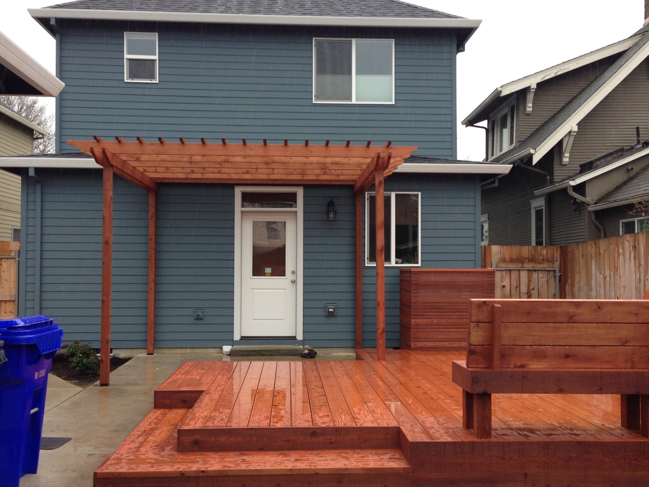 Port Town Construction Custom Cedar Outdoor Living Spaces