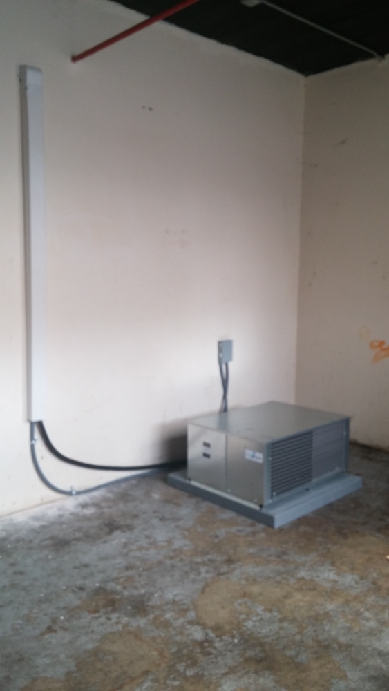 Old cooler we replaced