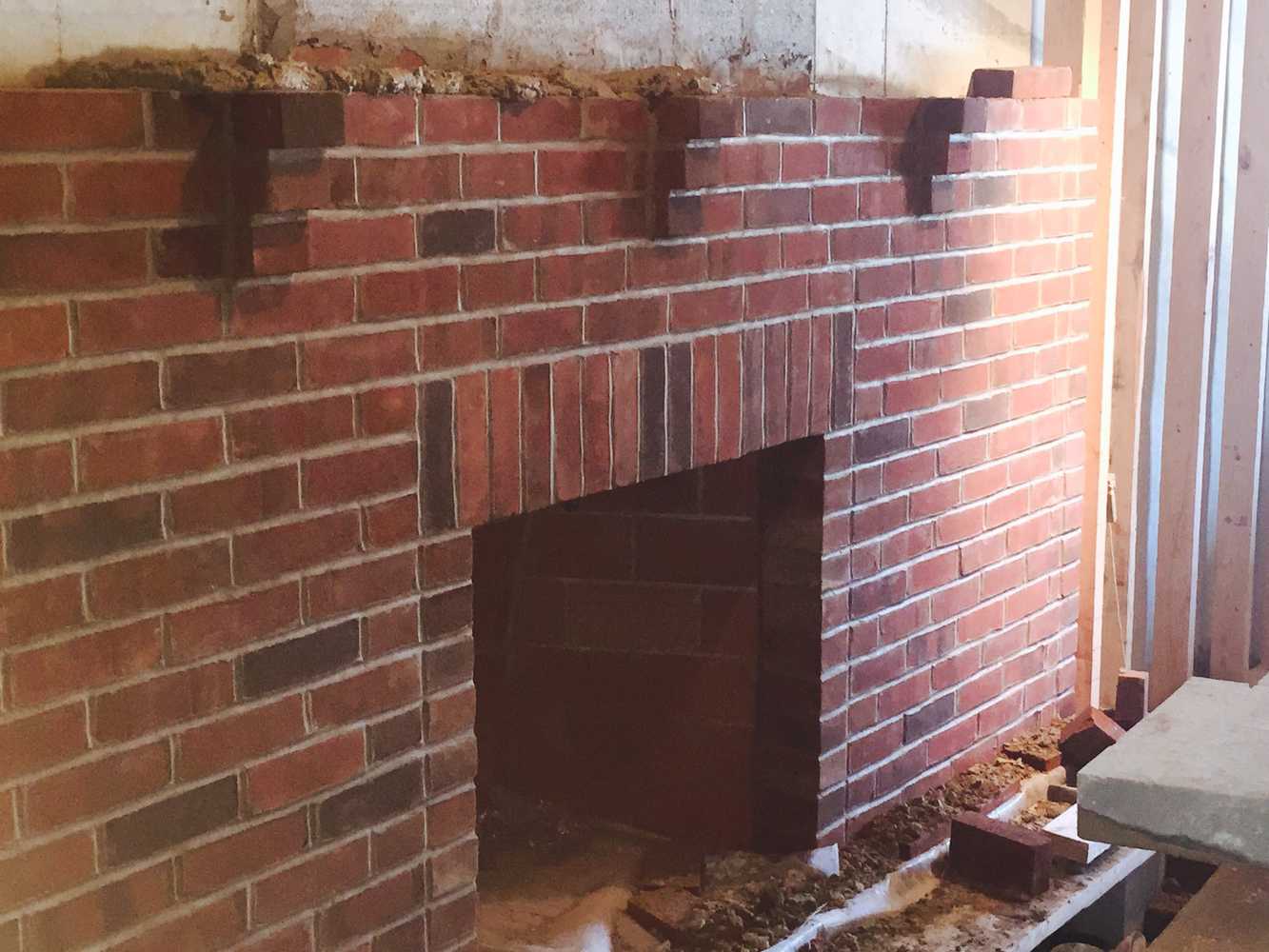 Fireplace install