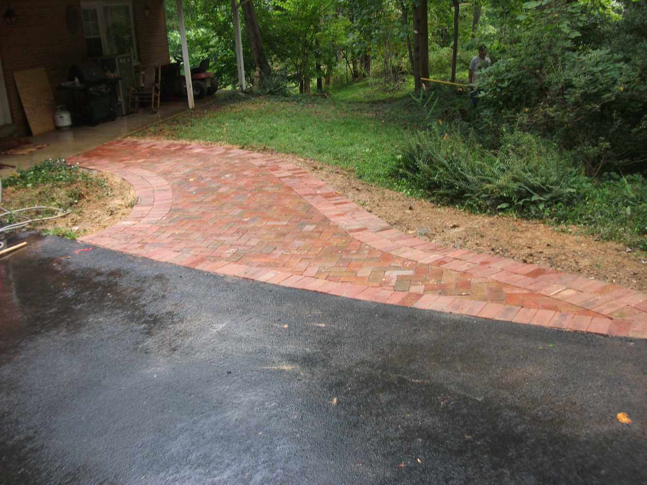 Paver Patio and Walkway