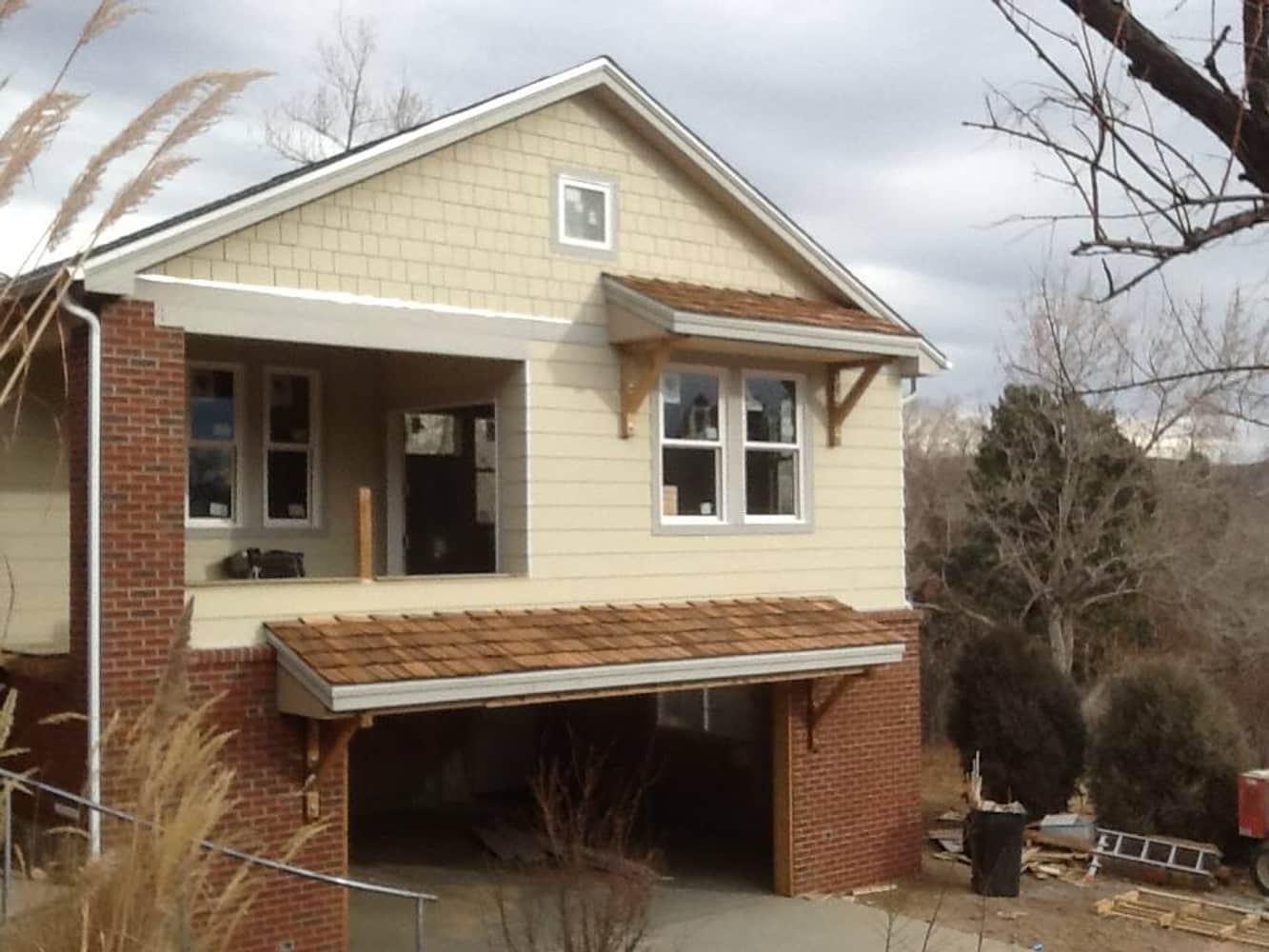 Master suite and garage addition 