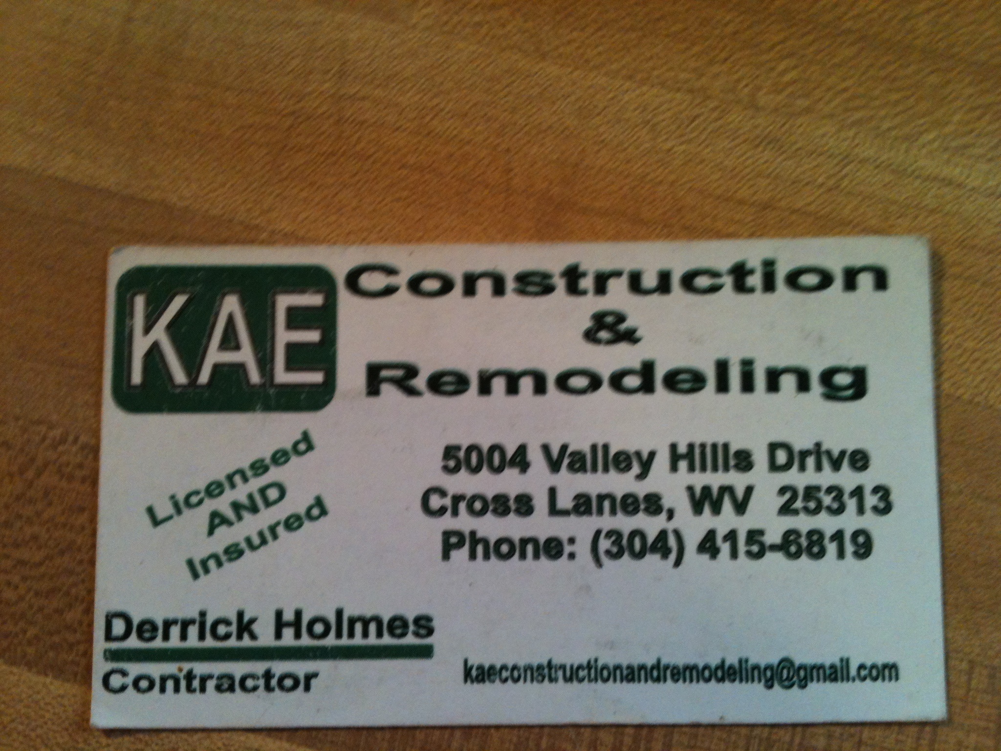 Kae Construction & Remodeling