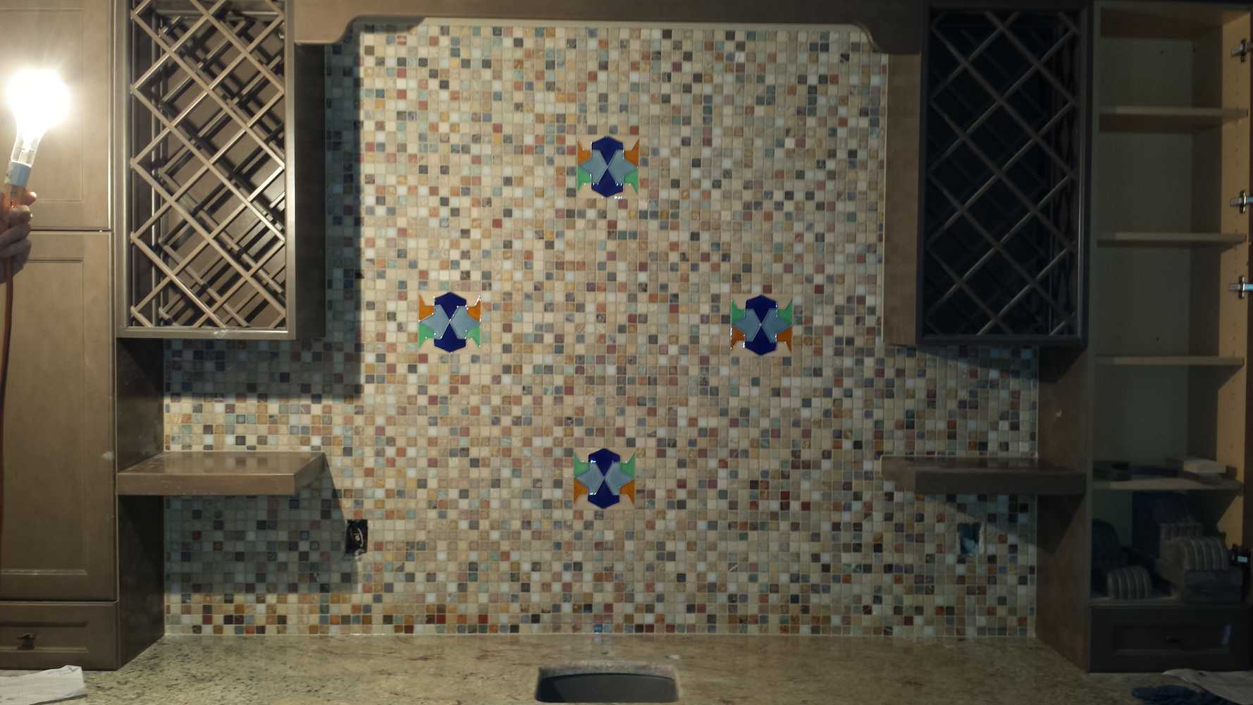 Custom tile backsplash installations