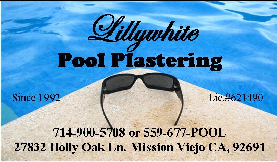 Lillywhite Pool Plastering