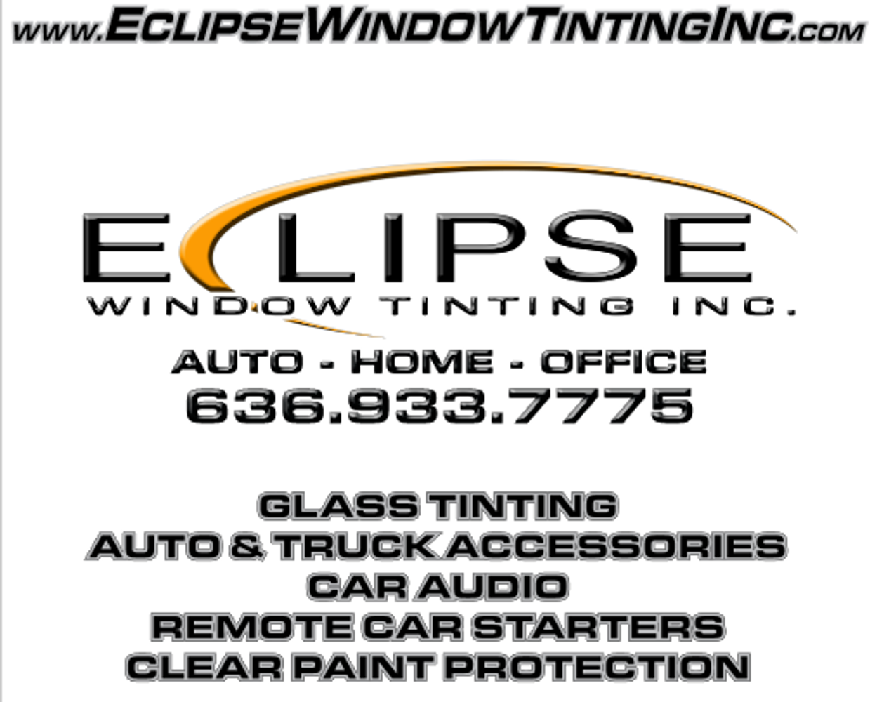 Eclipse Window Tinting Inc. Project