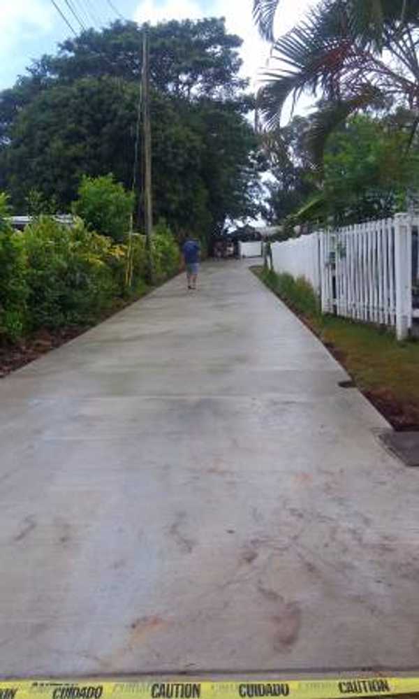 Wahiawa Concrete Driveway