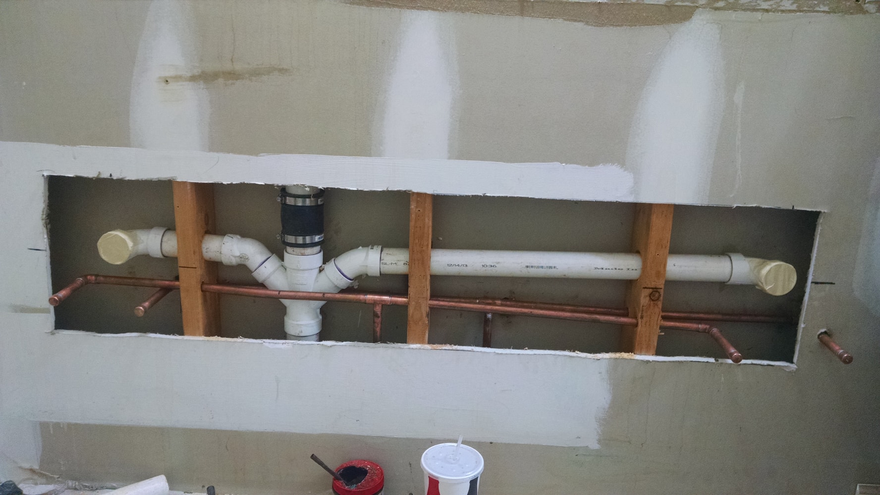 New Vanity Single Bowl to Double Bowl Conversion