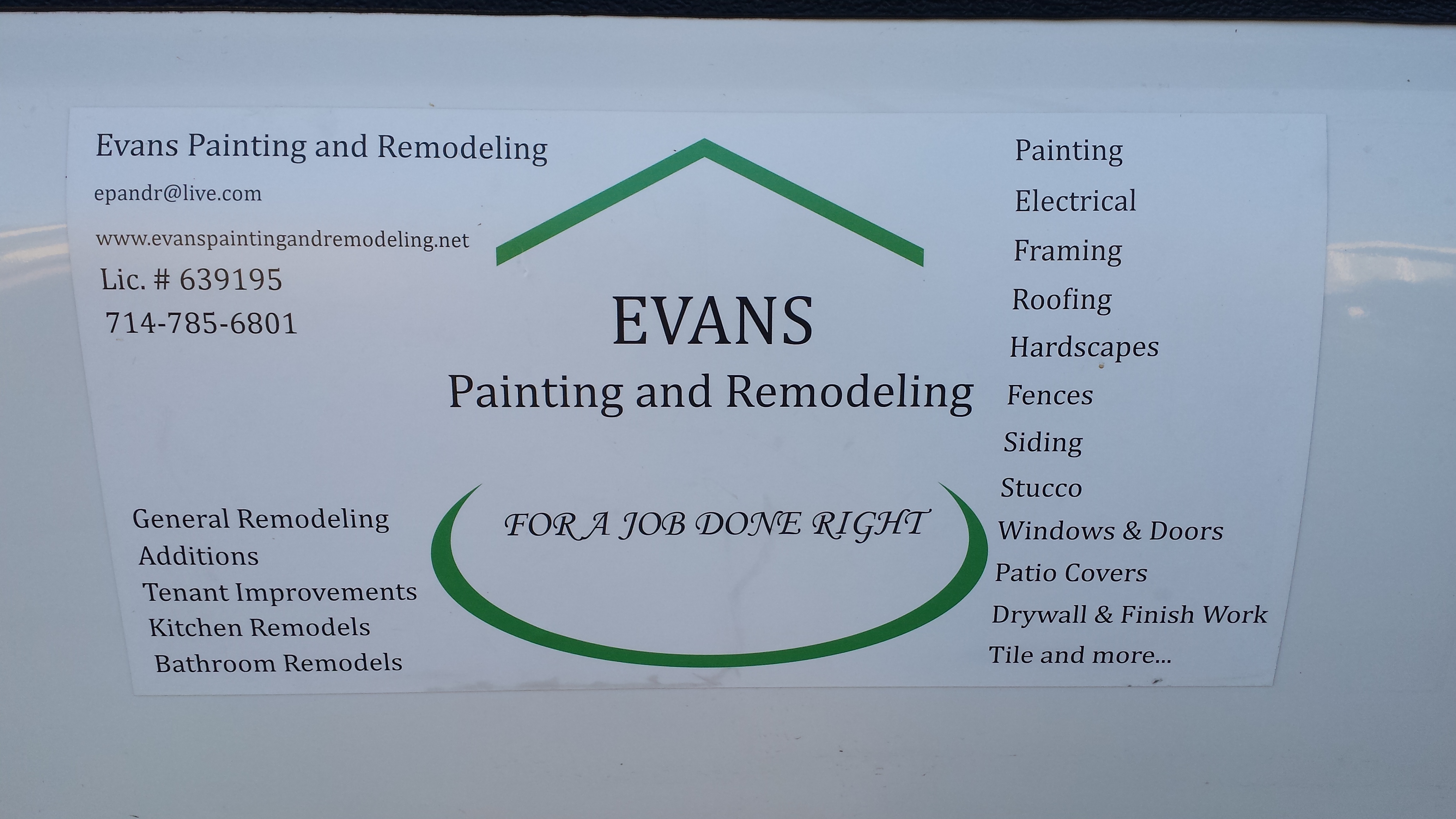 Evans Painting And Remodeling