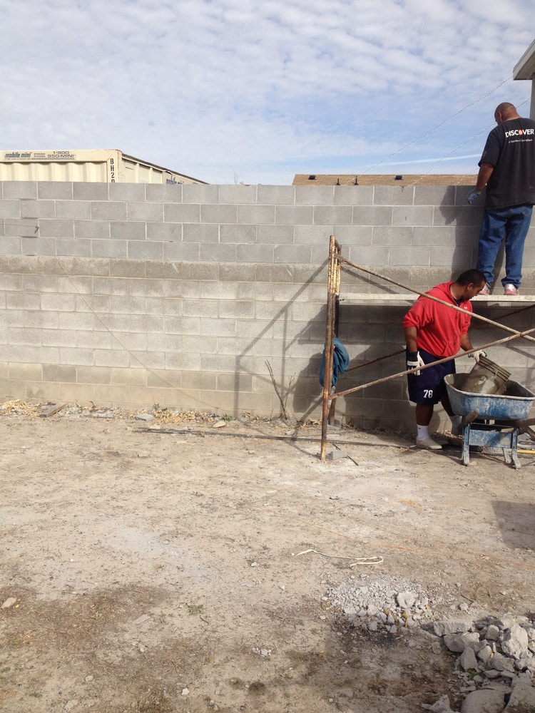 Cinder Block Walls