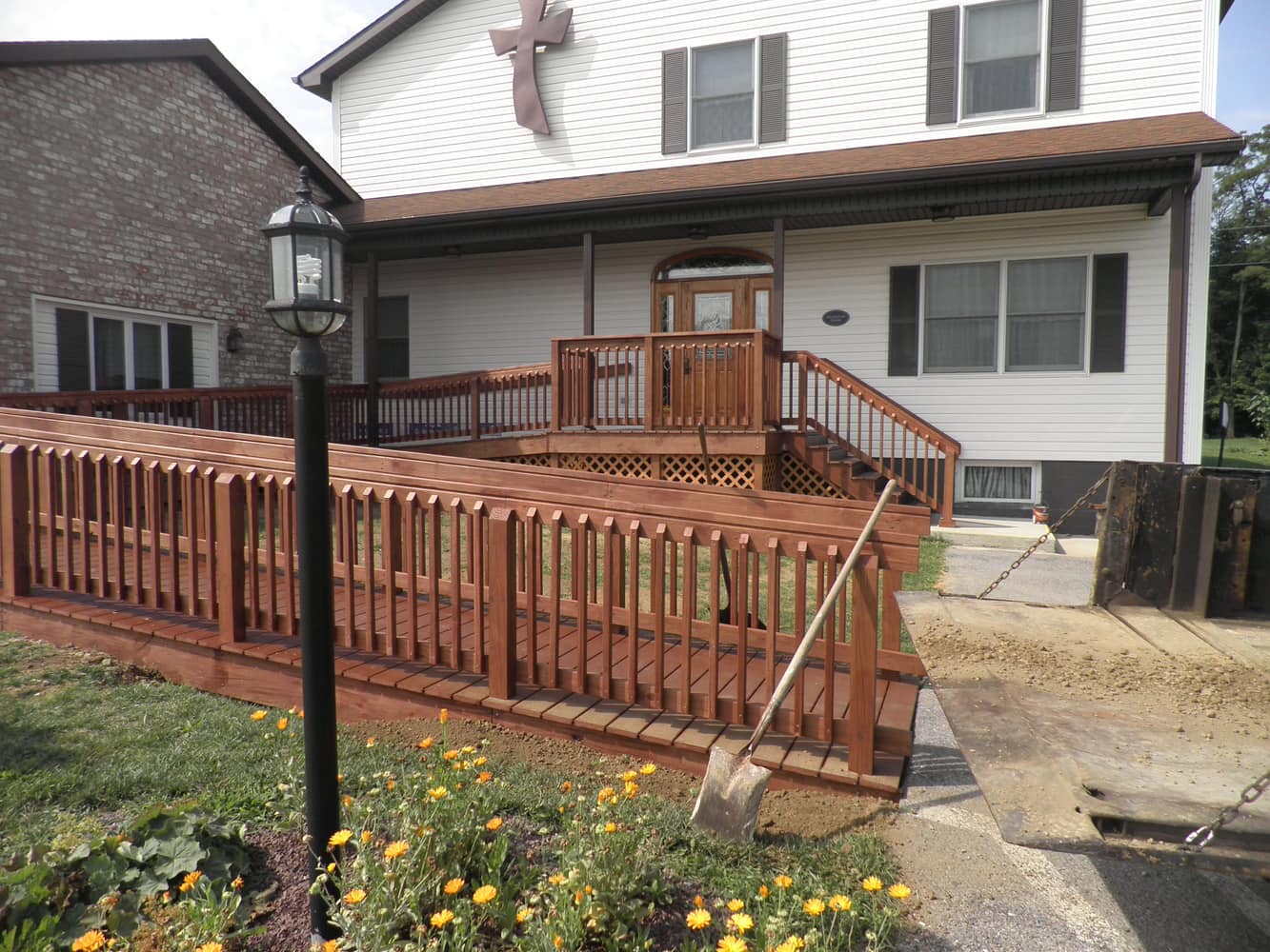 Photo(s) from Dap Inc D B A First General Services Composite decking and ramp 