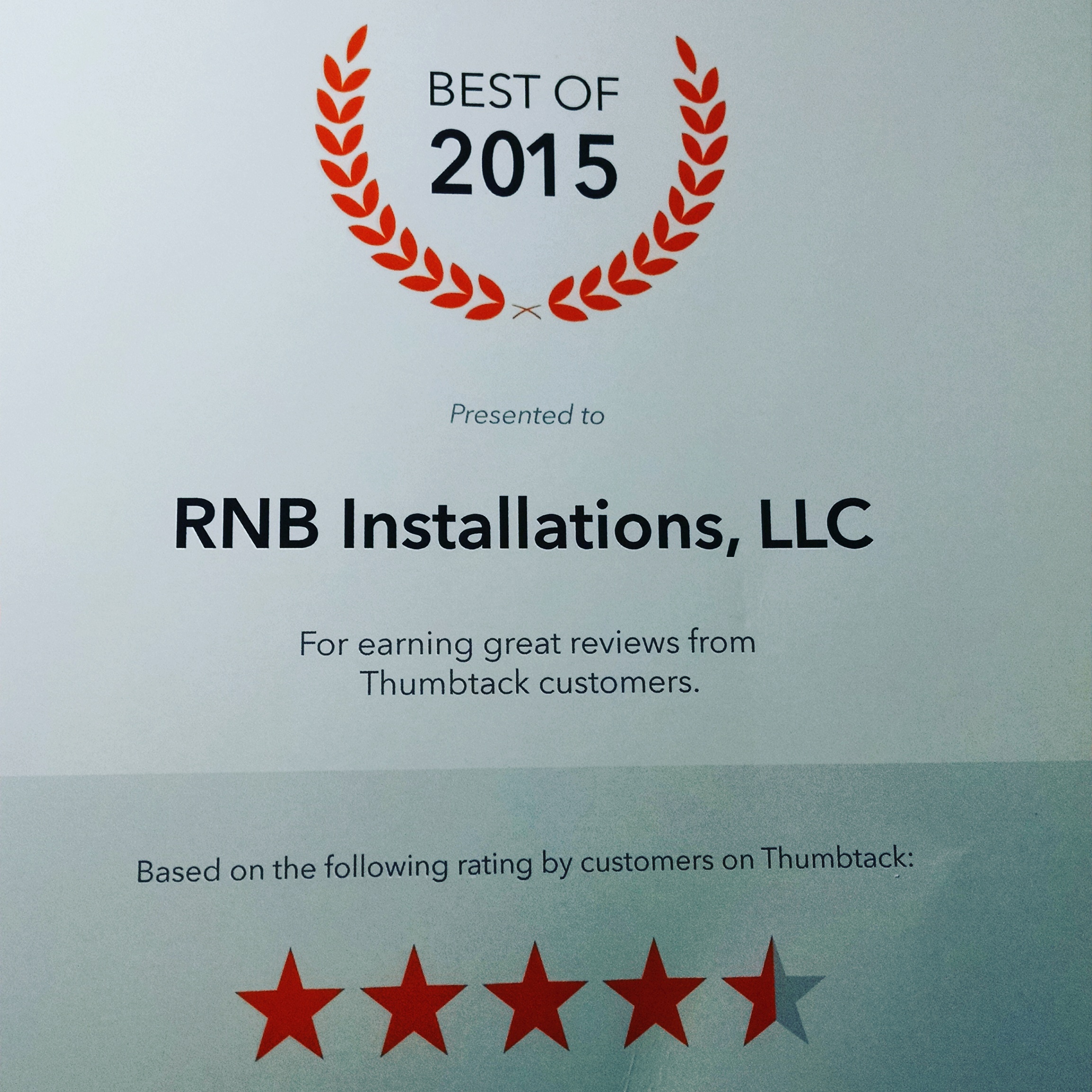 Rnb Installations Llc