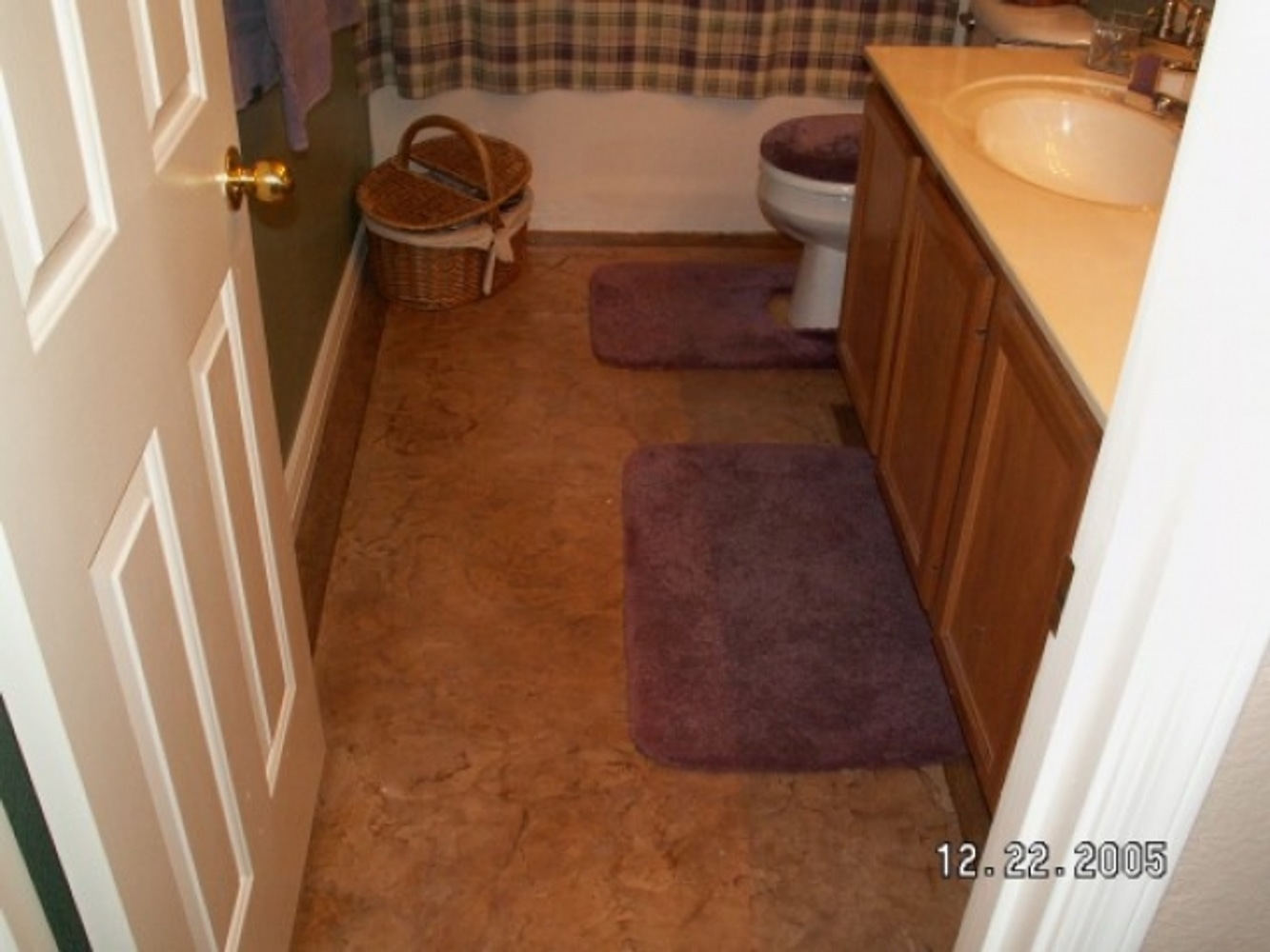 Icoat concrete interior flooring overlay system.