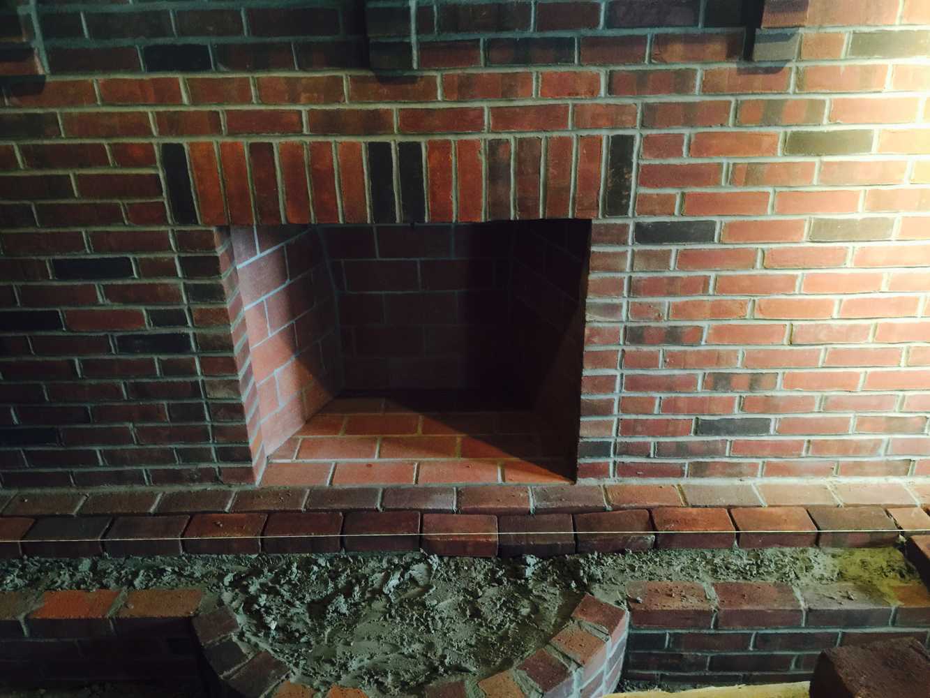 Fireplace install