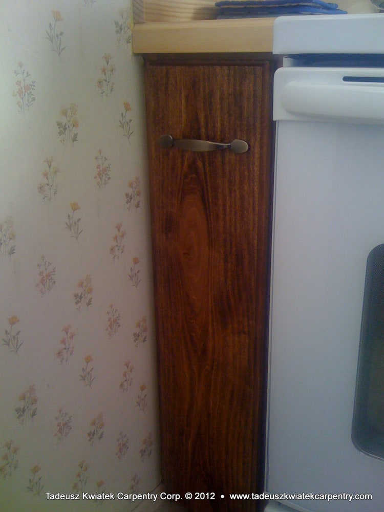 Small home remodel, Jasper, IN: deck and ramp, custom kitchen cabinets...