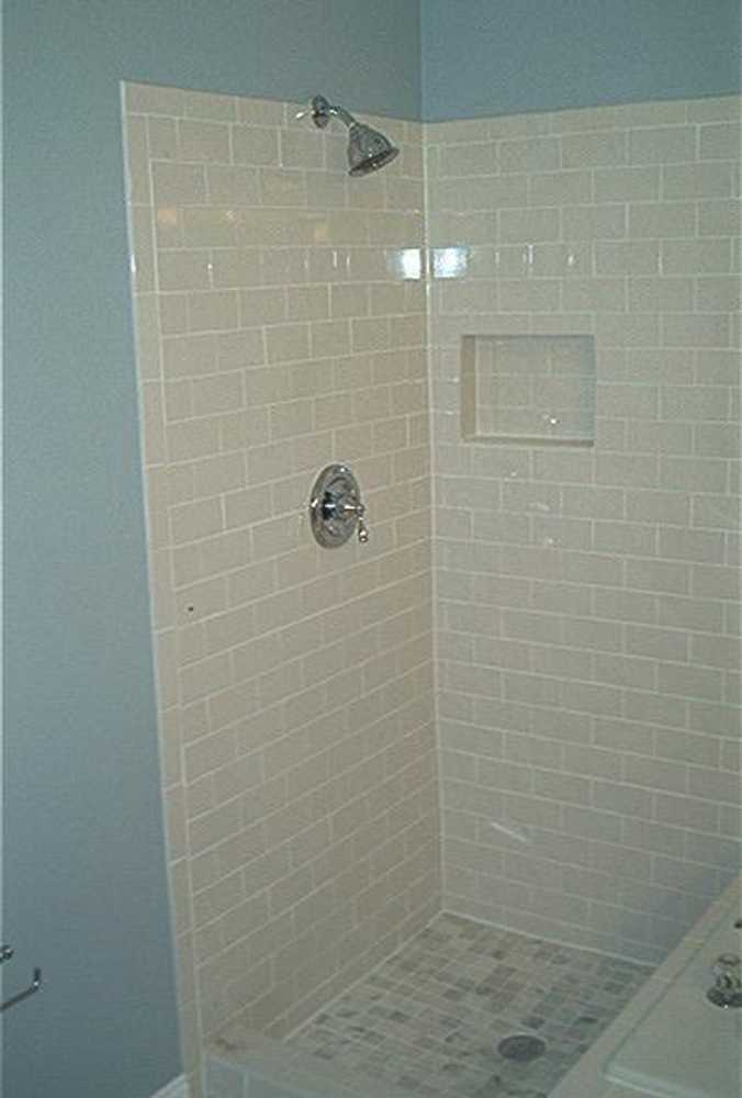 B R B Home Maintenance Shower Door Installation Photos (Before and After)