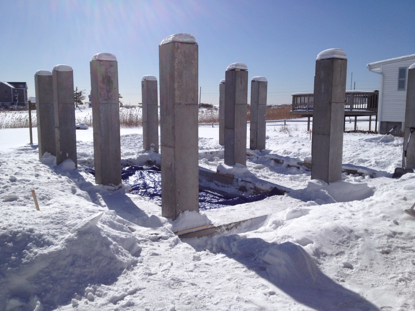 N J & J Builders LLC Matunuck, RI Coastal Home Elevated