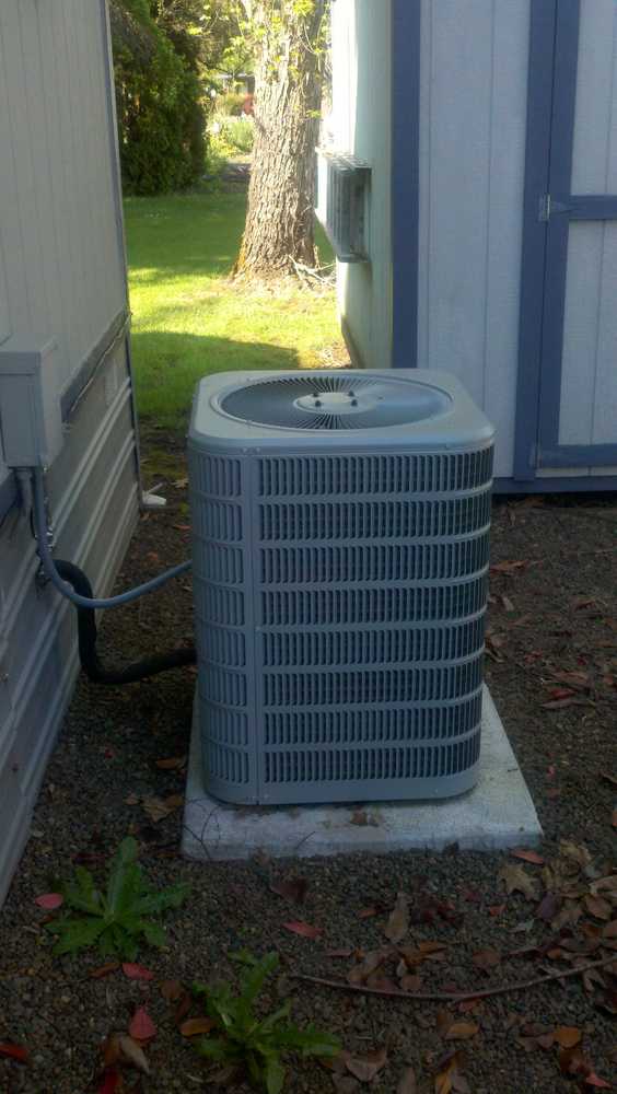 Heat pump install on another manufactored home