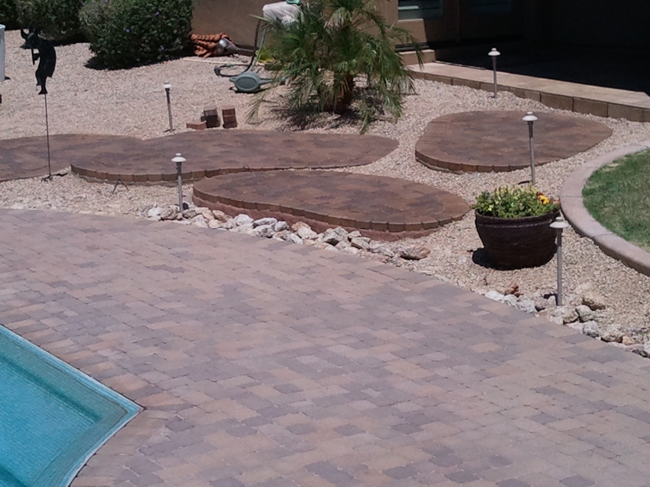 Interlocking Concrete Pavers Pool in Scottsdale 