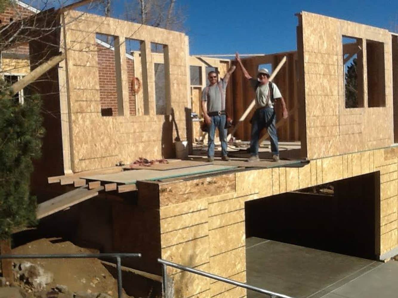 Master suite and garage addition 